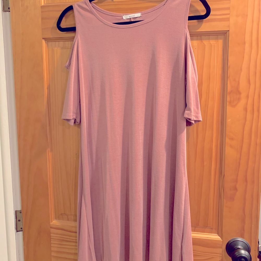 Mauve swing dress
